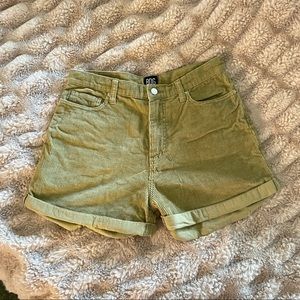 Corduroy BDG High Waisted Shorts Urban Outfitters